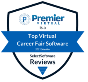 Premier Virtual Top Virtual Career Fair Software Award Badge
