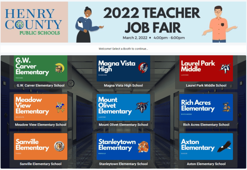 Henry County Public Schools 2022 Teacher Job Fair
